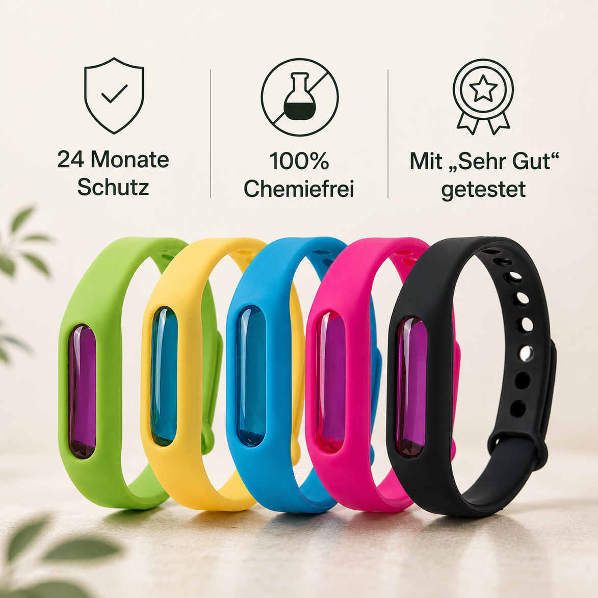 BiteBlock™ | Schutzarmband gegen Mücken