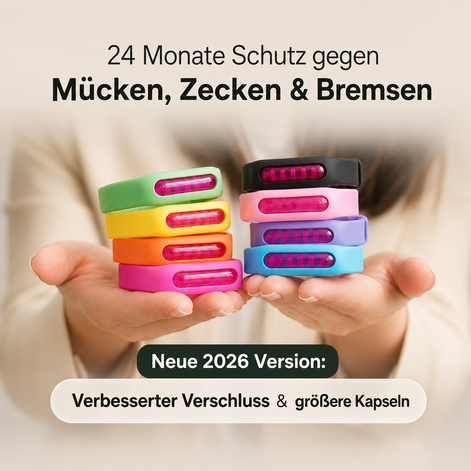 BiteBlock™ | Schutzarmband gegen Mücken